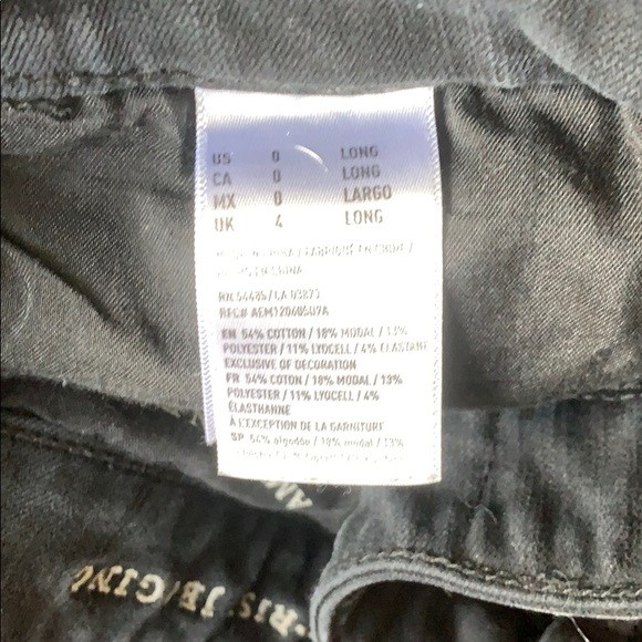 Black American Eagle Jeans, size 0! - Picture 4 of 4